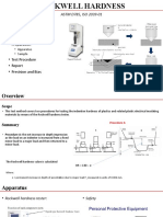 ASTM D 785 - Rockwell Hardness Testing