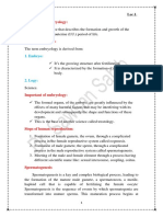 Definition of Embryology