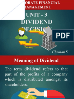 Unit - 3: Dividend Decision