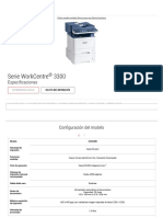 Características Xerox WorkCentre 3335 - 3345 - Impresora Multifuncional