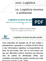 Aulas 12 e 13 - Logistica Reversa de Pos Venda