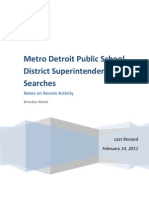 Notes On Recent Superintendent Searches