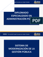 Sistema de Modernización de La Gestión Pública