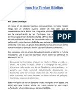 Los Bereanos No Tenían Biblias PDF