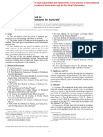 Air-Entraining Admixtures For Concrete: Standard Test Method For