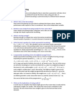 Forecasting Questions PDF