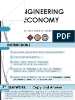 Engineering Economy: By: Engr. Renante C. Orang