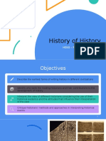 History of Historical Writing Part 1