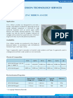 Zinc Ribbon Anode: Application