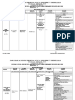 B.Tech 3-2 R-16 Timetable