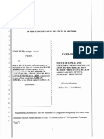 Notice of Appeal and Statement Designating Case As An Expedited Election Matter Pursuant To Rule 10 Arizona Rules of Civil Appellant Procedure