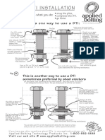 Dti Installation: Applied Bolting