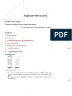 Deformation: Displacements and Strains: Another Main Players