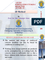 31 WSD Method 01 (Singly Reinforced Beam)