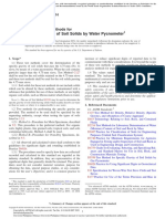 Specific Gravity of Soil Solids by Water Pycnometer: Standard Test Methods For