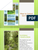 Ways To Control Soil Erosion