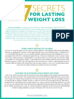 Weight Loss: For Lasting