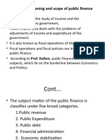 Chapter 2-Meaning and Scope of Public Finance