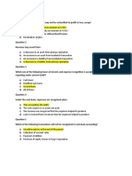 Quiz 2 Statement of Comprehensive Income Cash Vs Accrual Basis