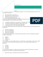 PNLE: Maternal and Child Health Nursing Exam 1: Text Mode