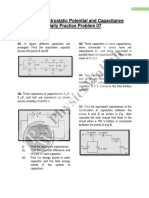 Ch-02 Electrostatic Potential and Capacitance Daily Practice Problem 07