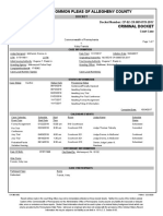 Koby Francis 2017 Arrest Court Docket