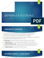 Defferals Accruals