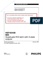 Data Sheet: HEF4044B MSI