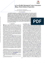 Assessment of Various Low-Profile Mechanical Vortex Generators in Controlling A Shock-Induced Separation