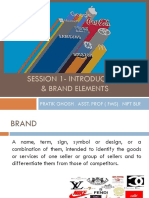 Session 1 - Introduction and Brand Elements