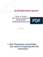 Fundamentals of Information Systems: Media A. Ibrahim MSC: Software Engineering Ise Department