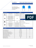 Metal-Oxide Varistors (Movs) Radial Leaded - Medium Surge V Series