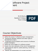 IT8075-Software Project Management: Mr.M.Muthuraja Assistant Professor & Head/CSE Pavai College of Technology