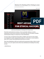 15 Best Linux Distributions For Hacking Pen Testing in 2020 PDF