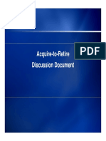 Acquire To Retire Discussion Document