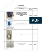 Cotizacion-Materiales Deportivos