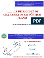 Teoria Matriz de Rigidez en Porticos Planos