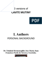 3 Versions Of: Cavite Mutiny