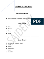 Introduction To Unix/Linux: Operating System