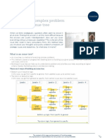 Analyzing A Complex Problem by Using An Issue Tree