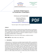 Some Results of Double Sequences in 2-Normed and - Normed Spaces