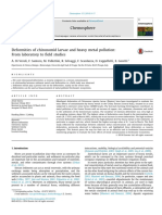 Chemosphere: A. Di Veroli, F. Santoro, M. Pallottini, R. Selvaggi, F. Scardazza, D. Cappelletti, E. Goretti