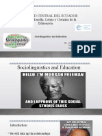 Universidad Central Del Ecuador Facultad de Filosofía, Letras y Ciencias de La Educación