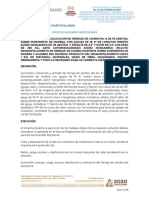 Especificaciones Particulares Víasférreas PDF