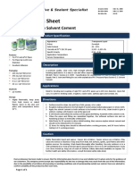 Technical Data Sheet: BS-510 All Pressure Solvent Cement