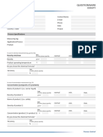 En Density Questionnaire