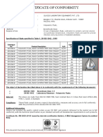 Certificado de Conformidad Glassco