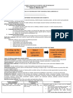 Booting Up The Computer Unit Select Application Program: Create A Document Using The Selected Application Software