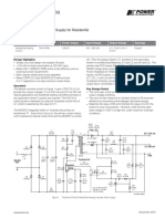 Di-123 Design Idea Tinyswitch-Iii: 9.65 W, Dual Output Power Supply For Residential Heating Control