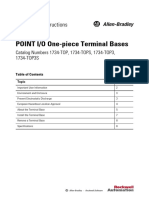 POINT I/O One-Piece Terminal Bases: Installation Instructions